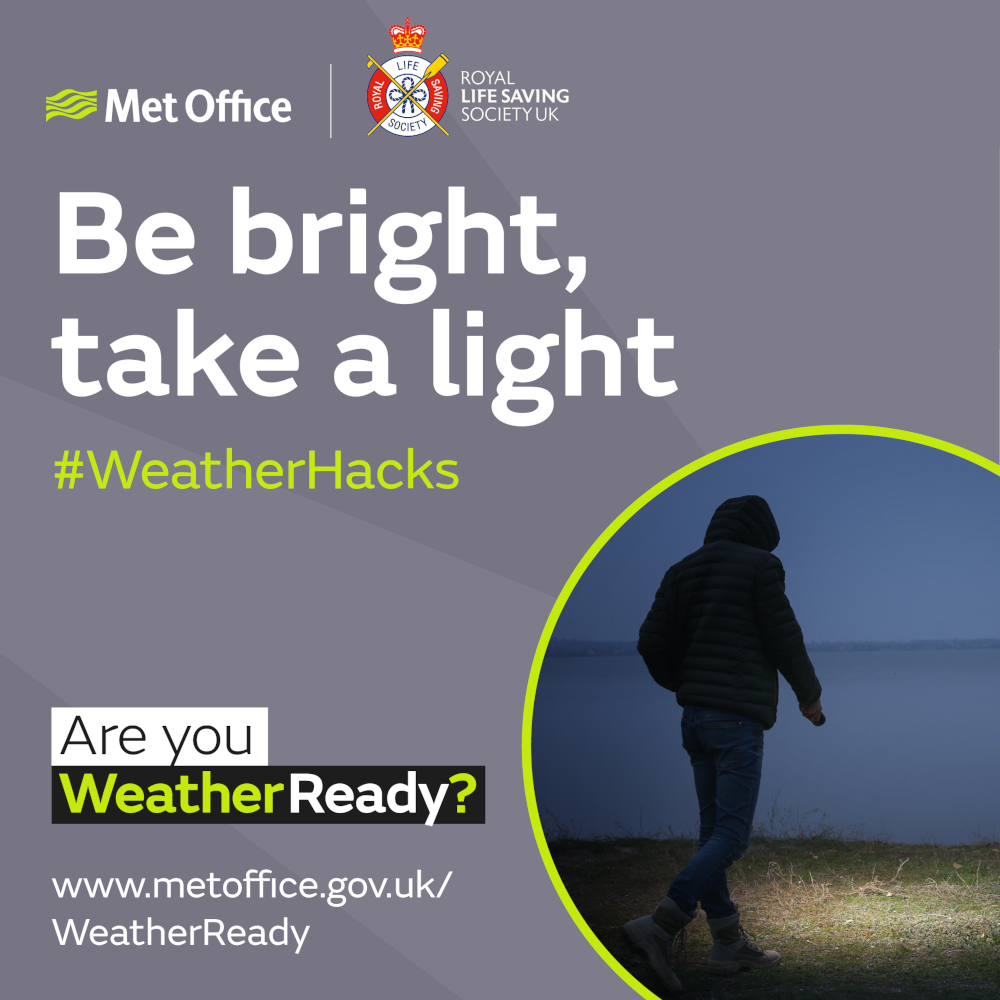 Be bright take a light, WeatherHack with the Royal Life Saving Society
