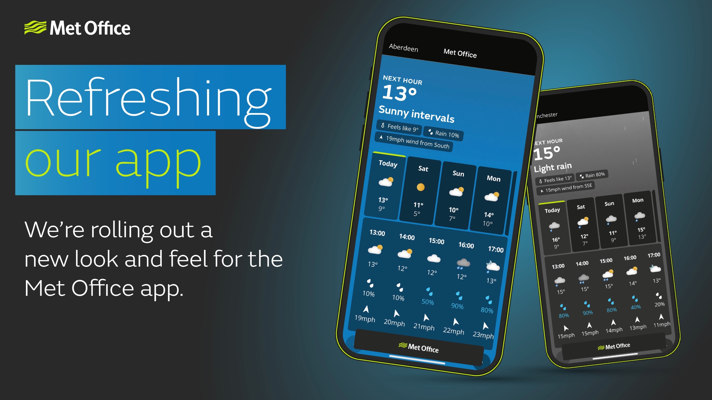 Met Office app is getting a refresh